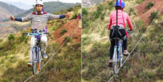 Skybike en Cusco (bicicletas voladoras) deporte de aventura extremo!